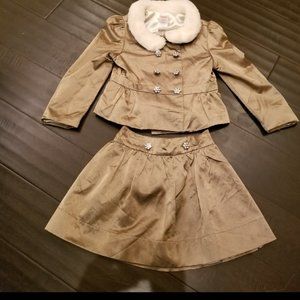 GIRLS PAGEANT INTERVIEW HOLIDAY SUIT SZ 4